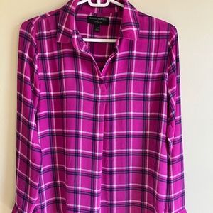 Banana Republic Long Sleeve Pink Shirt